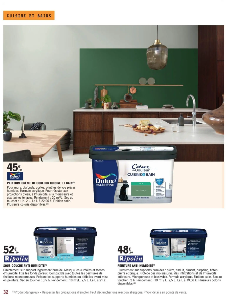 Brico E.Leclerc catalogue du 20/01 – page 32