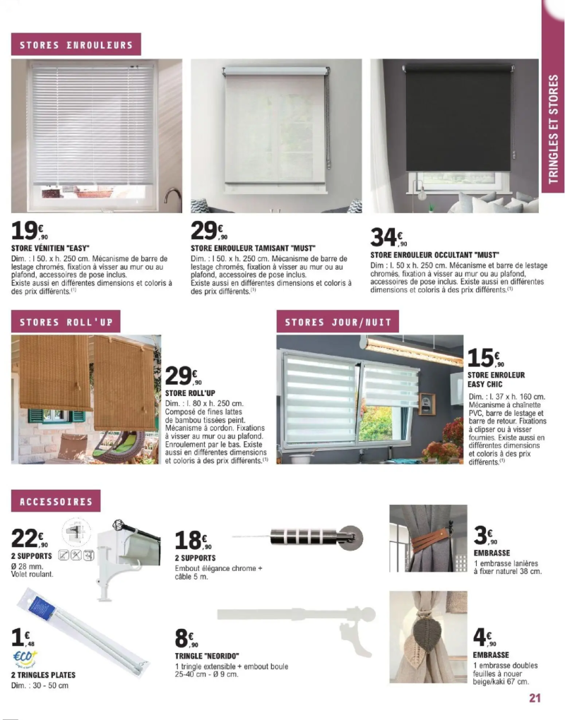 Brico E.Leclerc catalogue du 20/01 – page 21
