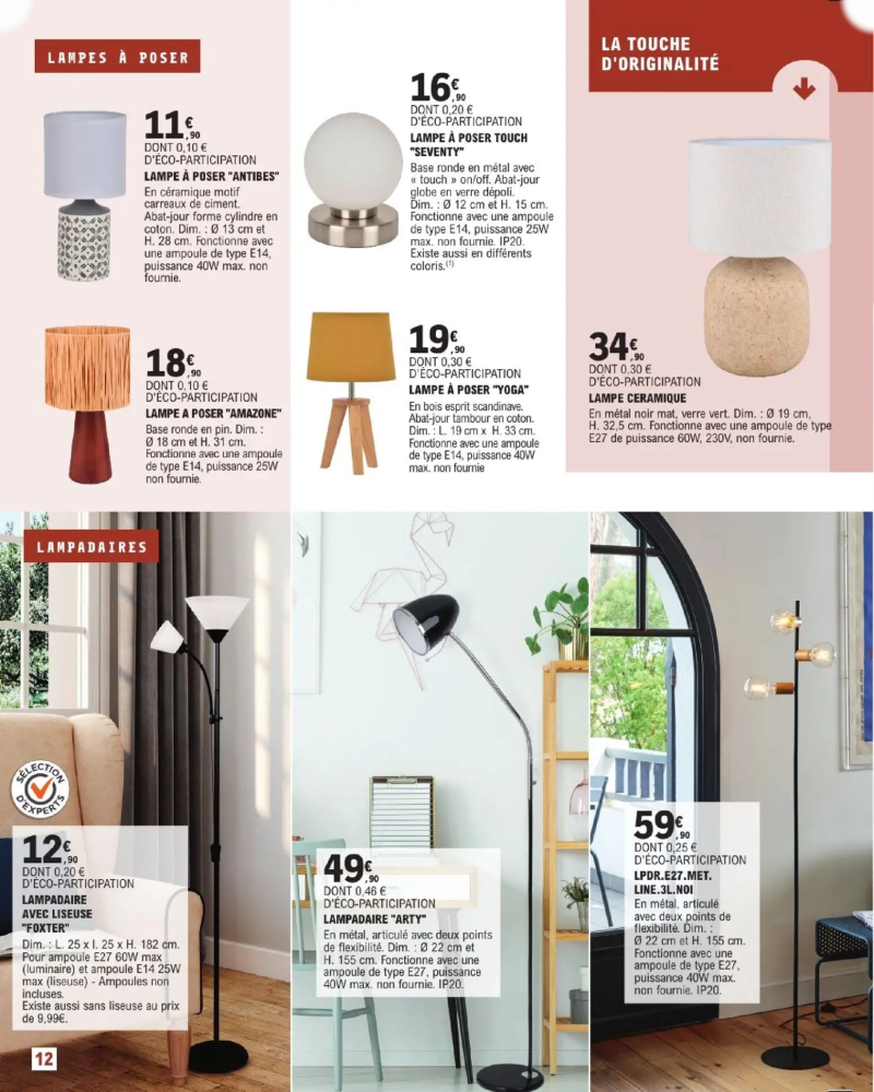 Brico E.Leclerc catalogue du 20/01 – page 12