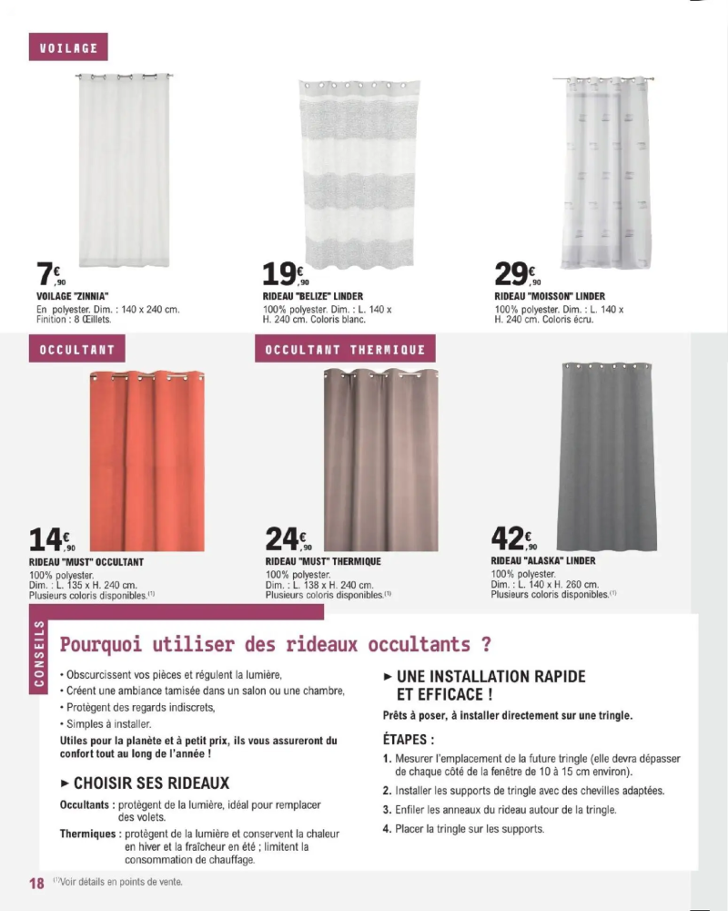 Brico E.Leclerc catalogue du 20/01 – page 18