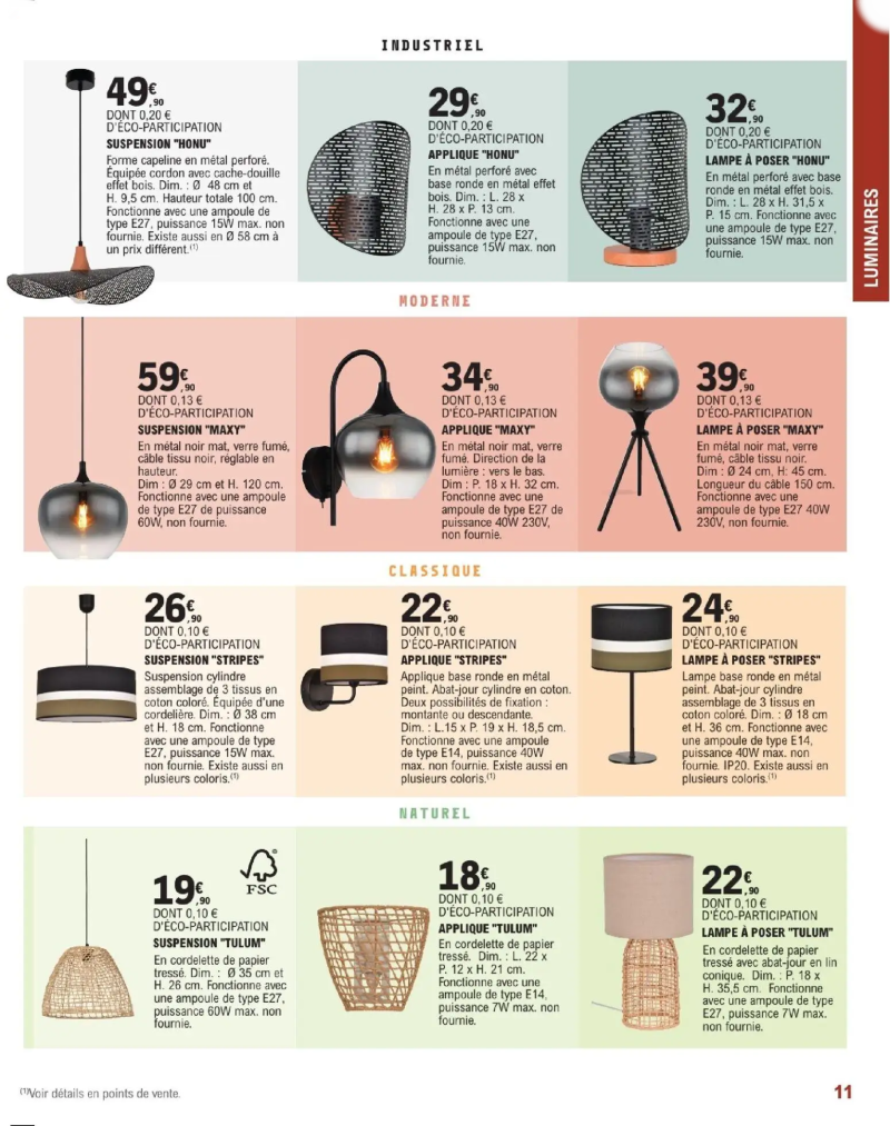 Brico E.Leclerc catalogue du 20/01 – page 11