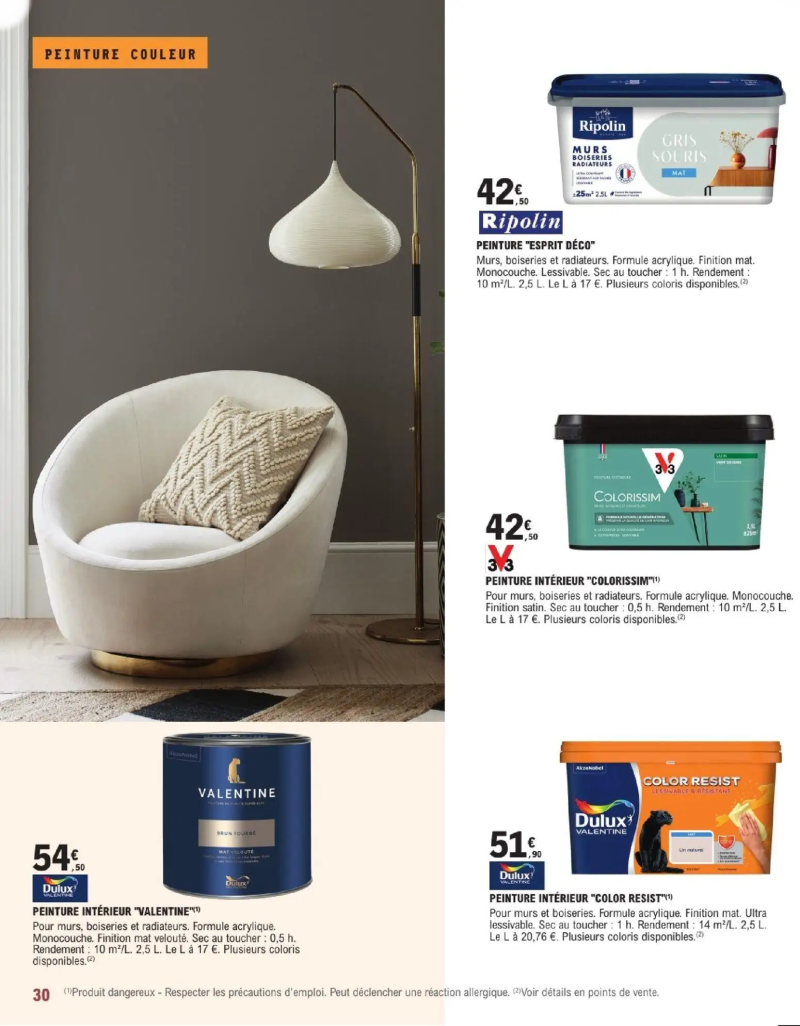 Brico E.Leclerc catalogue du 20/01 – page 30