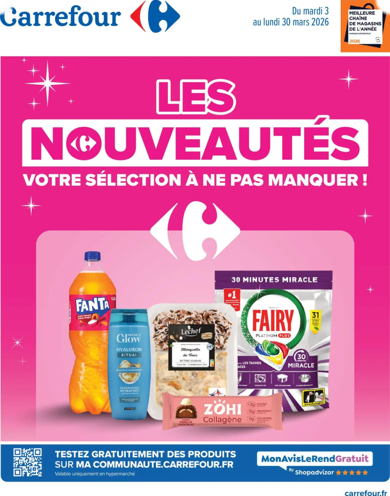 Carrefour catalogue du 03/03 – page 1