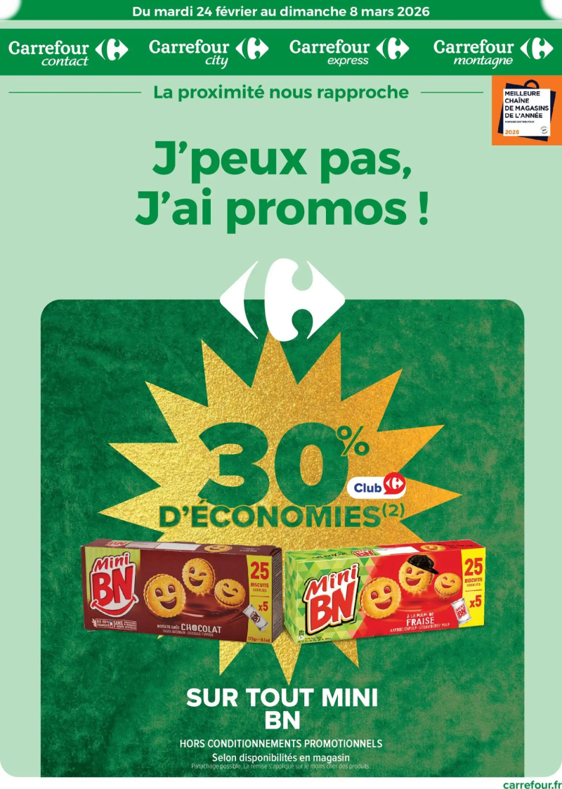 Carrefour Contact catalogue du 24/02 – page 1