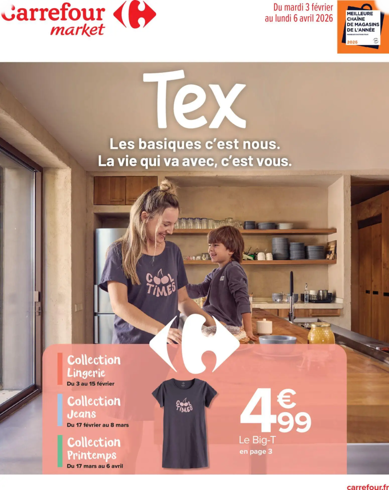 Carrefour Market catalogue du 03/02 – page 1