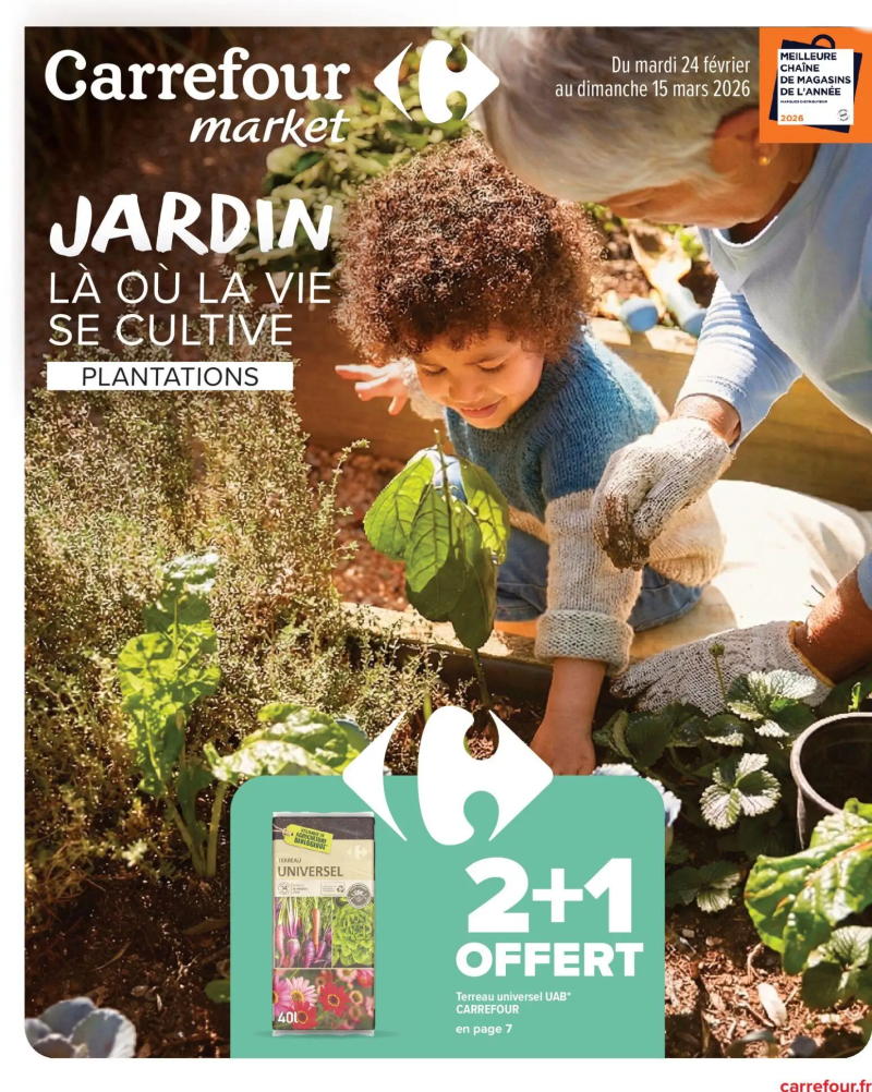 Carrefour Market catalogue du 24/02 – page 1
