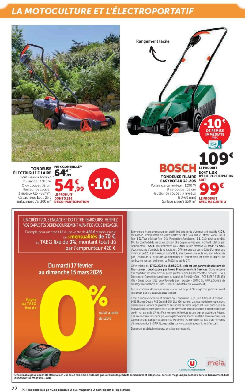 Super U catalogue du 17/02 – page 22