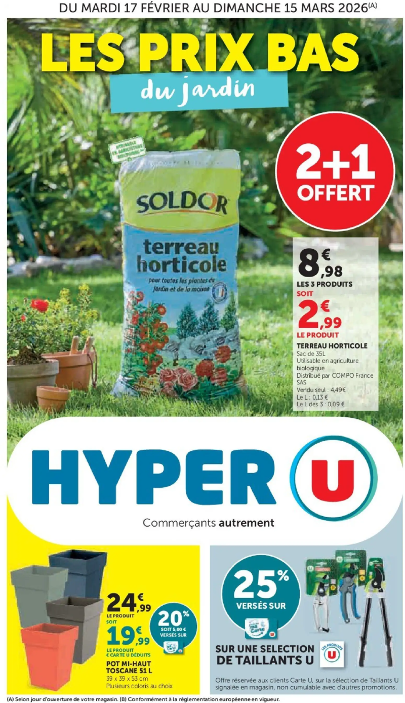 Hyper U catalogue du 17/02 – page 1