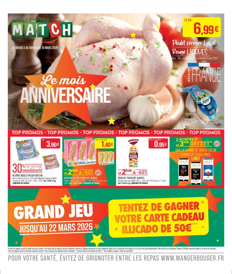 Supermarchés Match catalogue du 03/03 – page 1