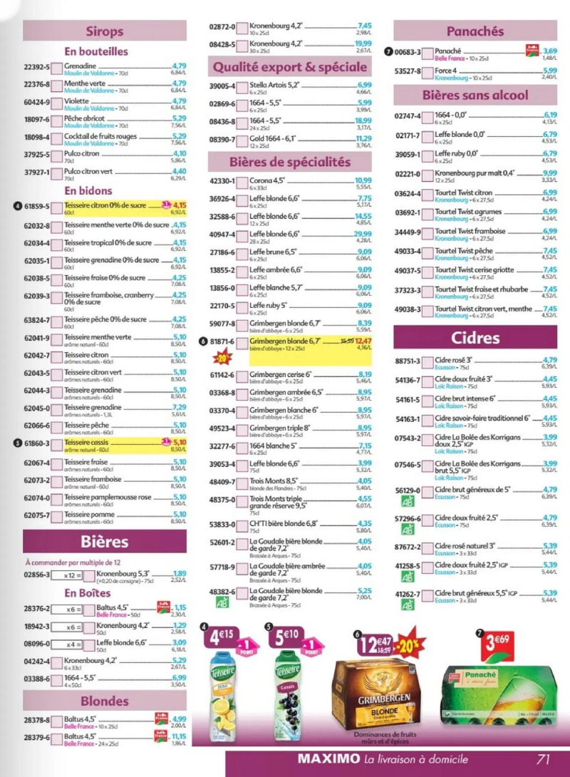 Maximo catalogue du 02/03 – page 71