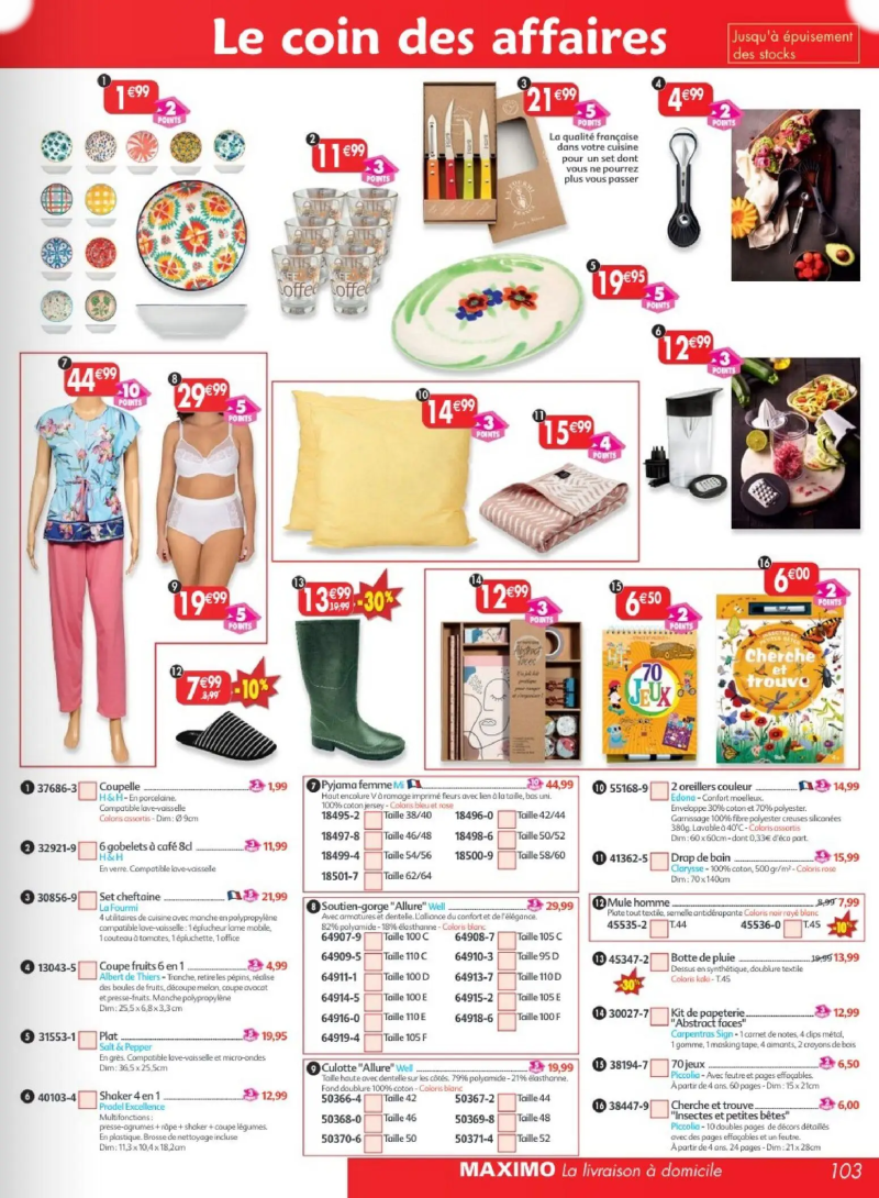Maximo catalogue du 02/03 – page 103