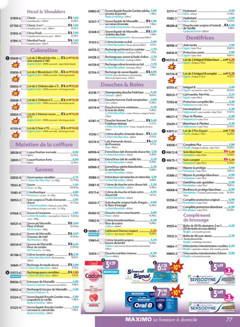 Maximo catalogue du 02/03 – page 77