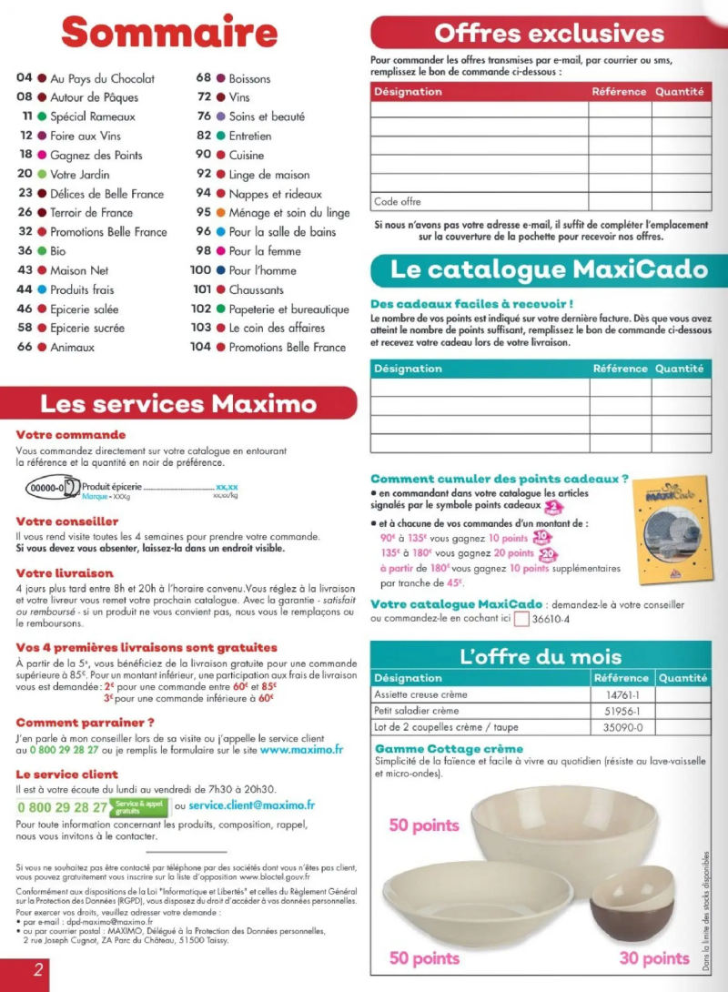 Maximo catalogue du 02/03 – page 2