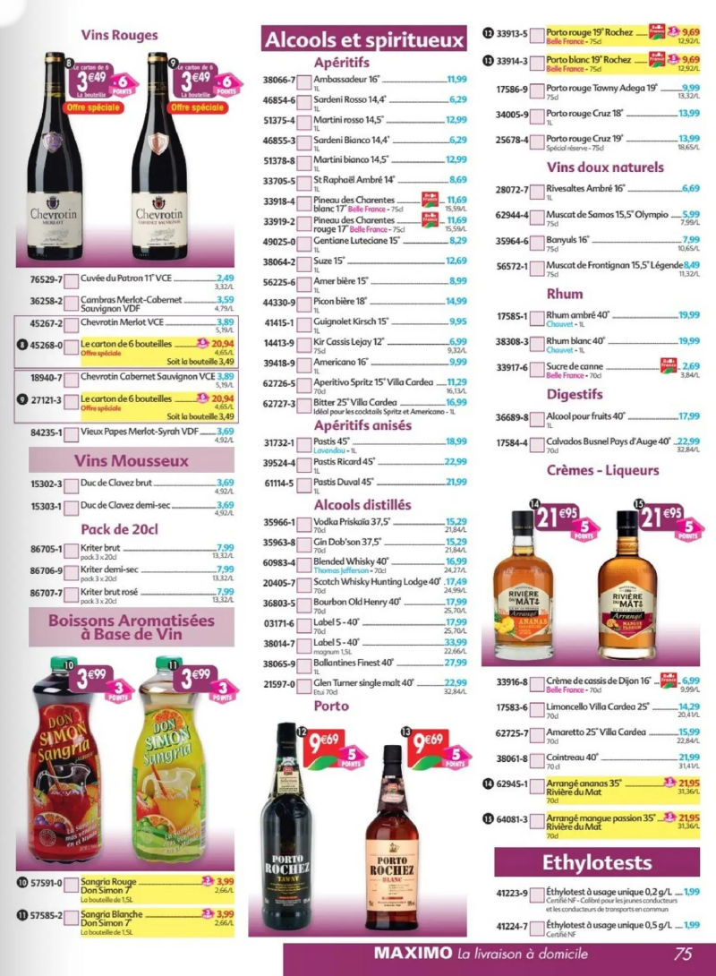 Maximo catalogue du 02/03 – page 75