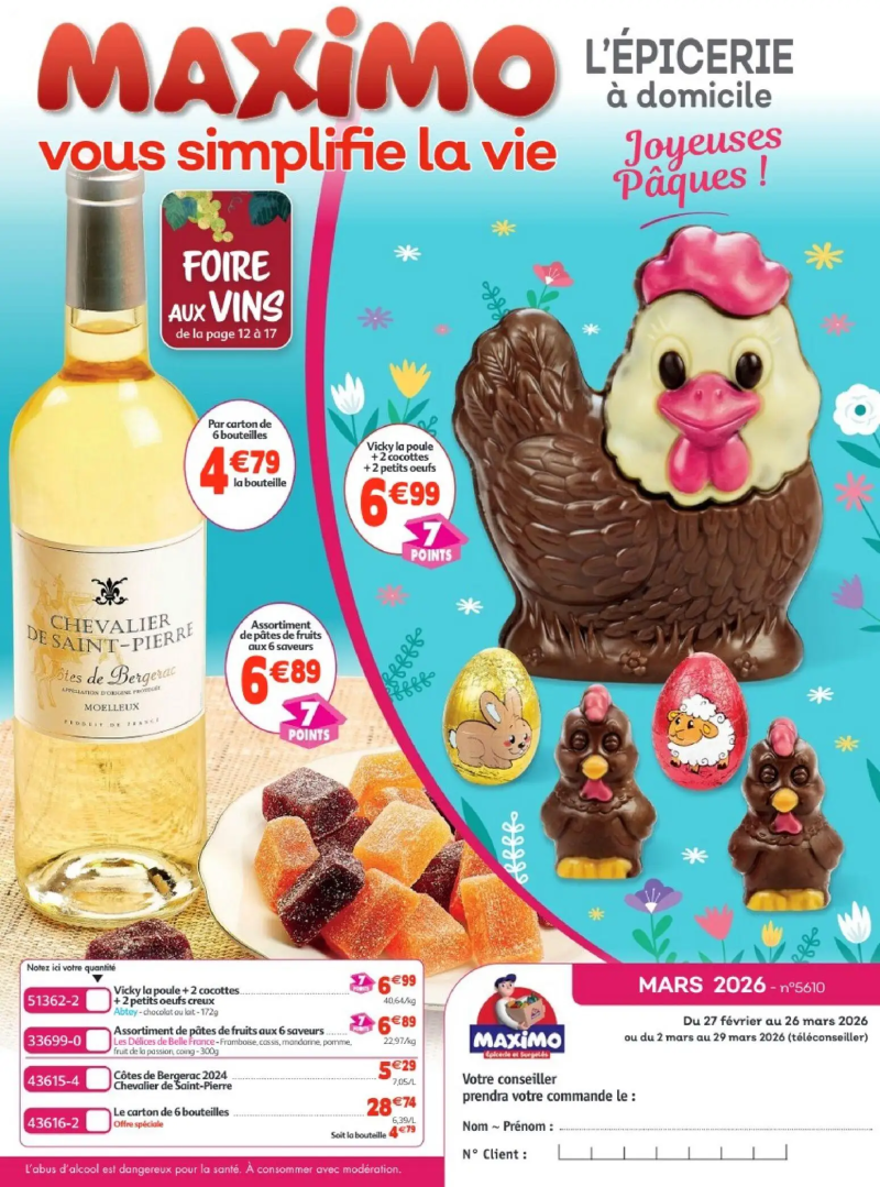 Maximo catalogue du 02/03 – page 1