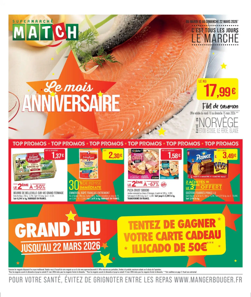 Supermarchés Match catalogue du 10/03 – page 1