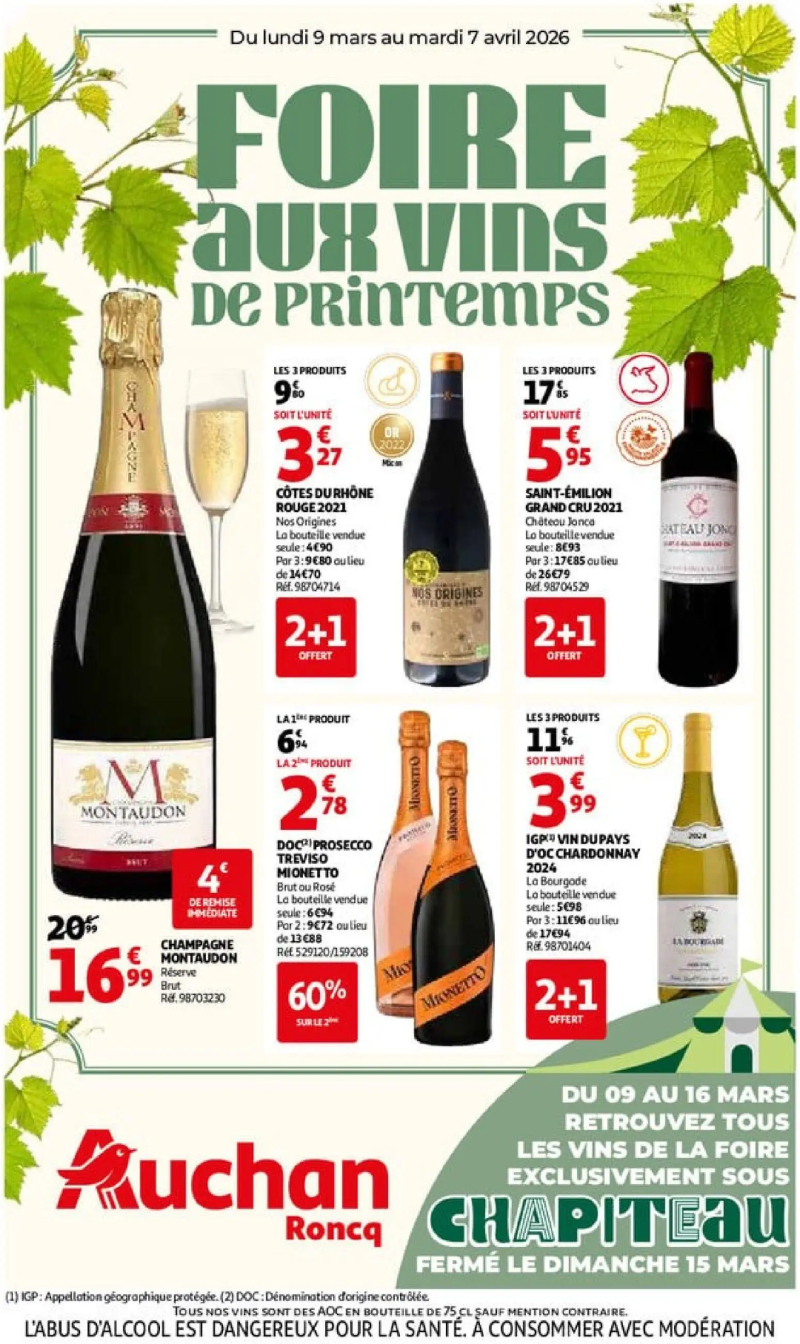 Auchan catalogue du 09/03 – page 1