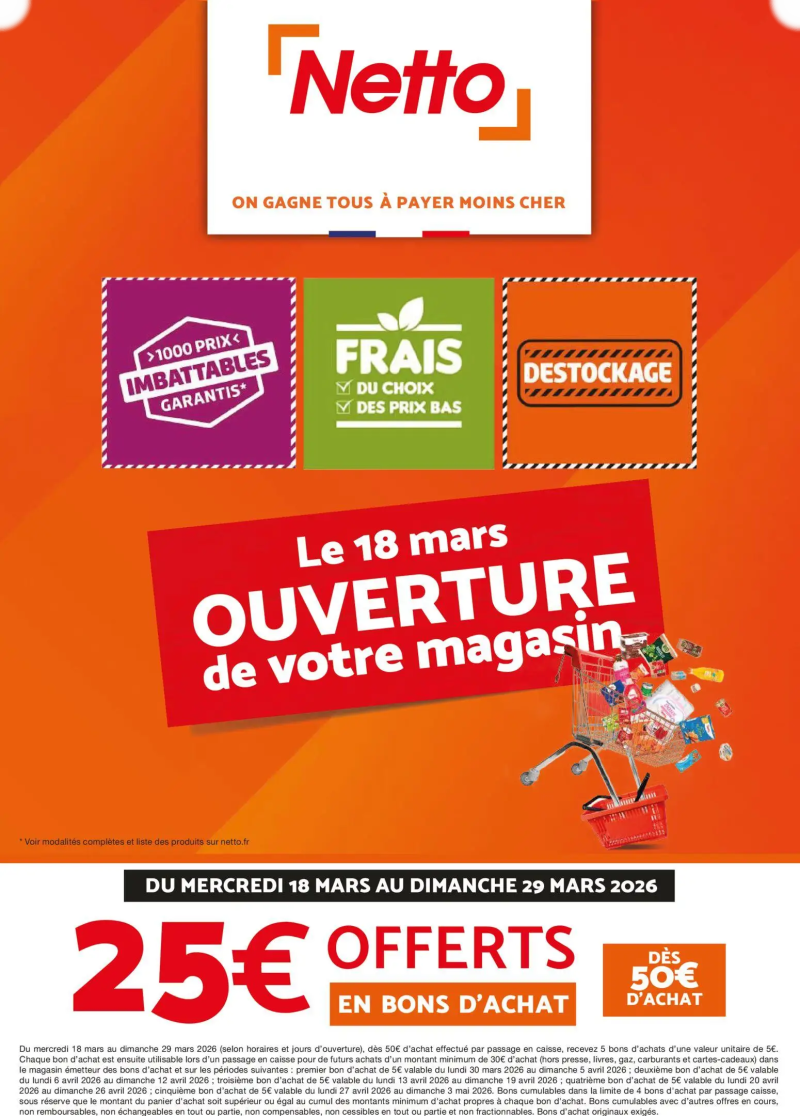 Netto catalogue du 18/03 – page 1