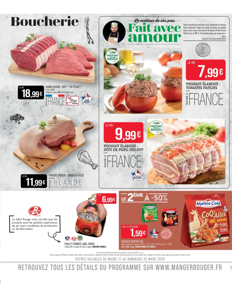 Supermarchés Match catalogue du 16/03 – page 9