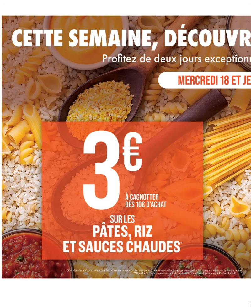 Supermarchés Match catalogue du 16/03 – page 2