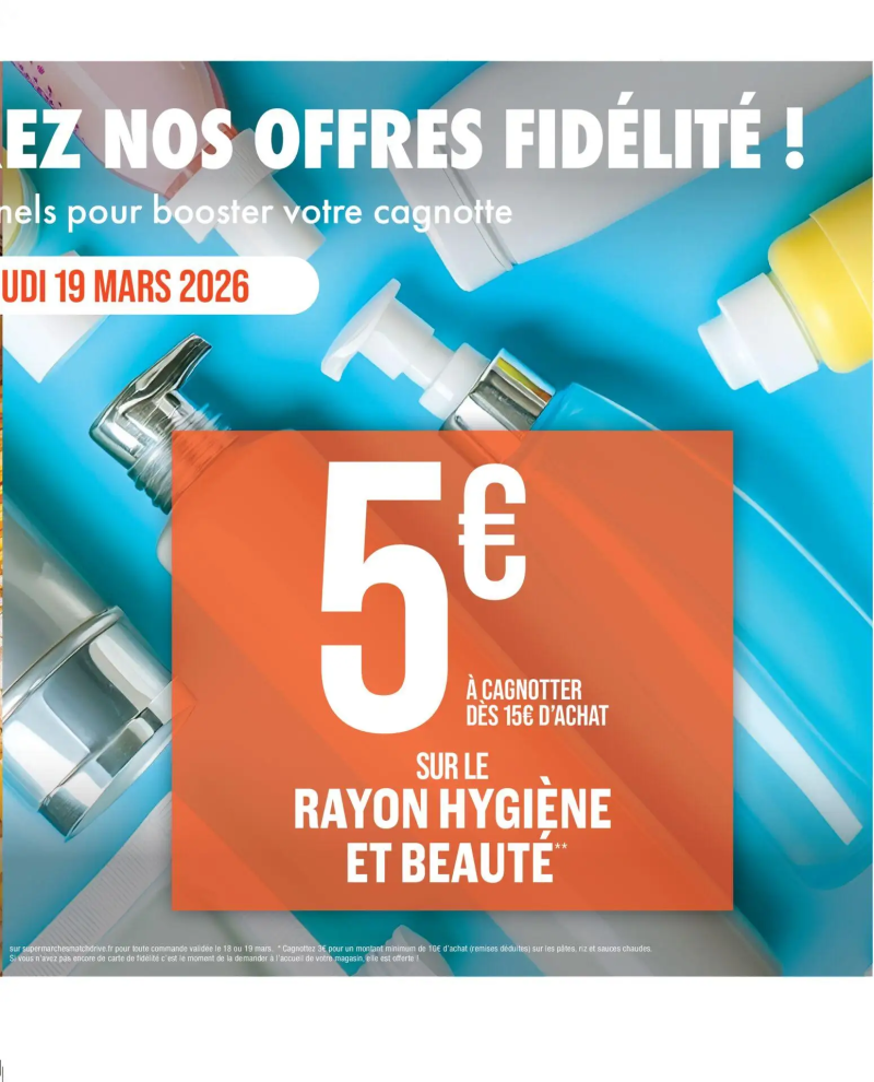 Supermarchés Match catalogue du 16/03 – page 3