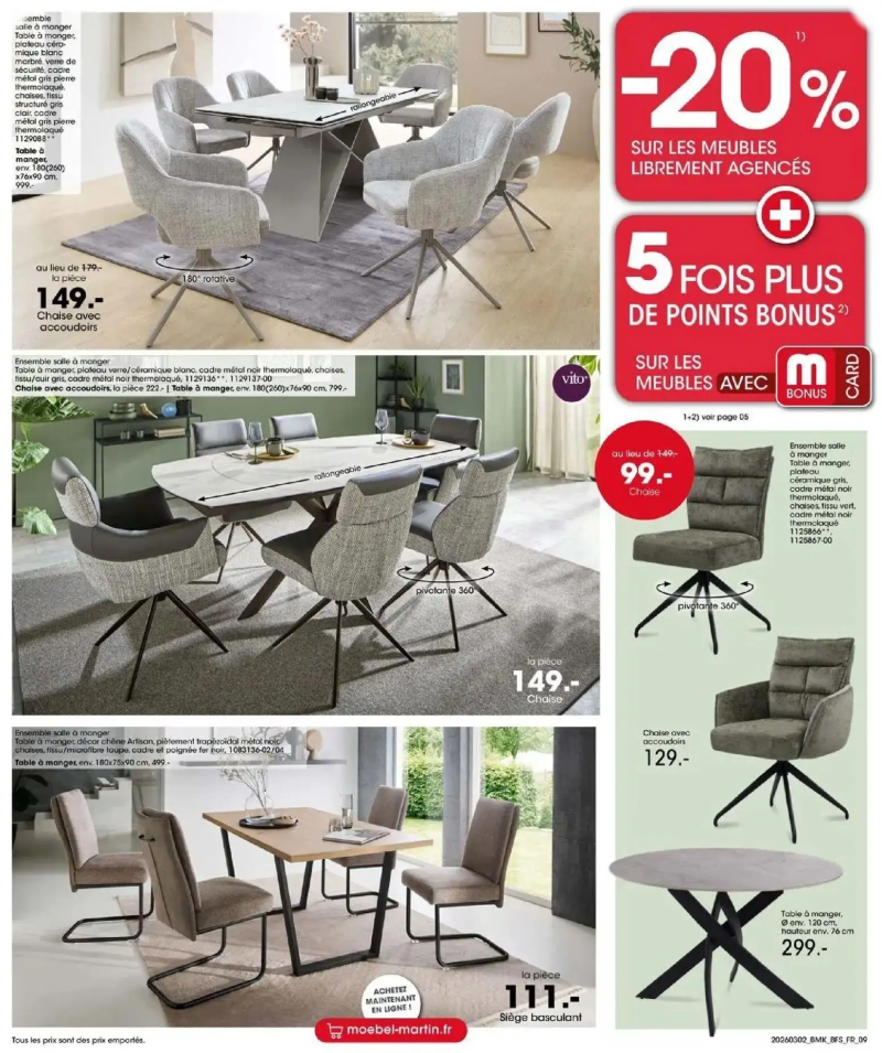 Mobel Martin catalogue du 01/03 – page 9