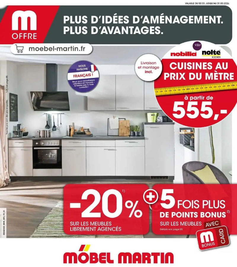 Mobel Martin catalogue du 01/03 – page 1