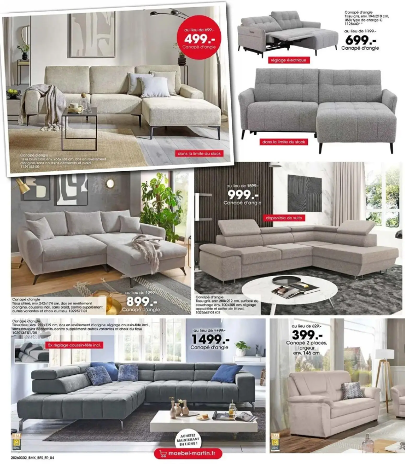 Mobel Martin catalogue du 01/03 – page 4
