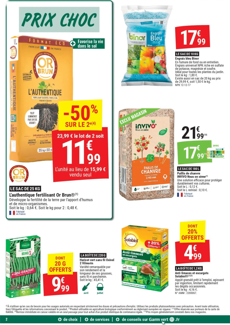 Gamm vert catalogue du 18/03 – page 2