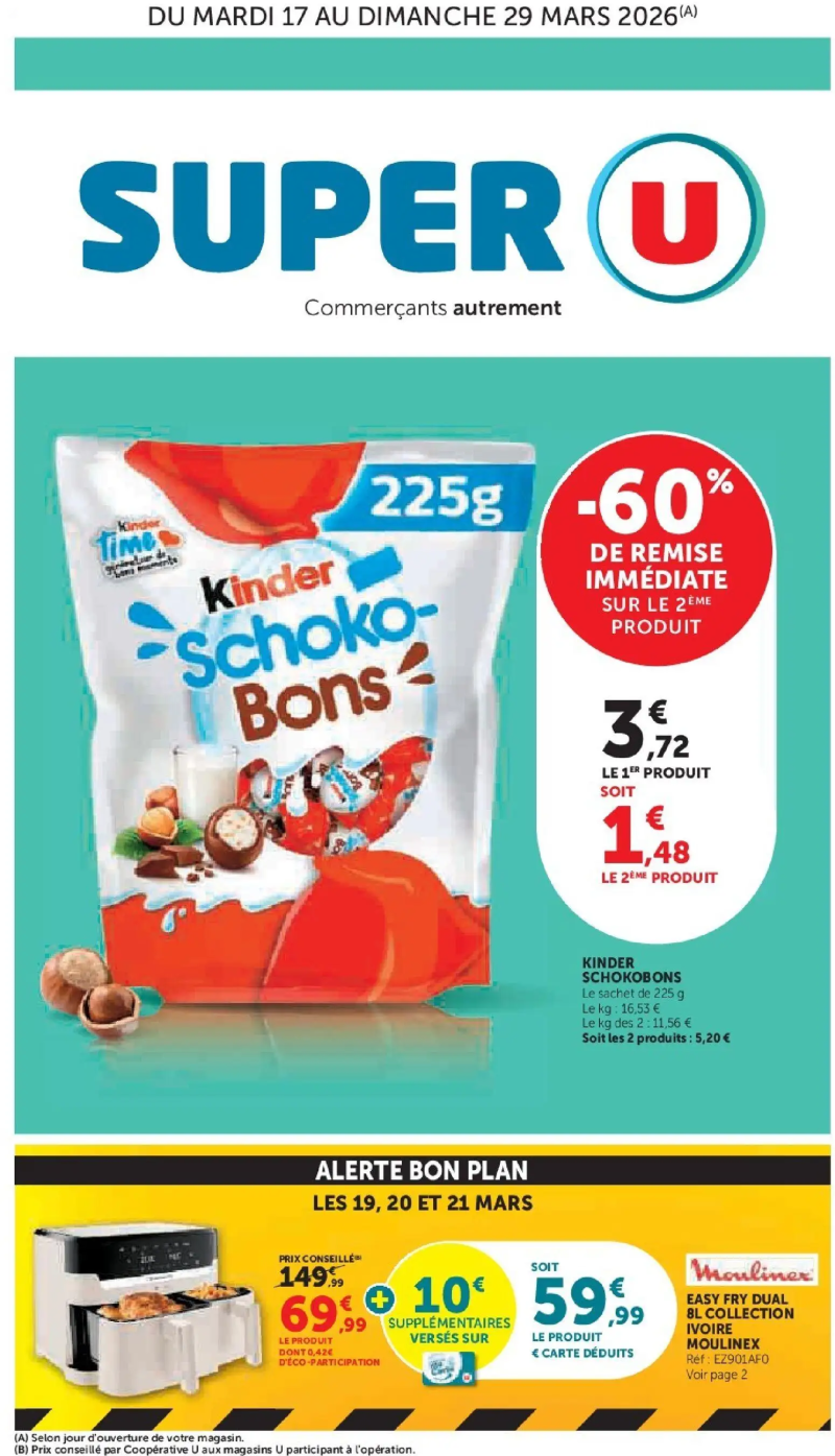 Super U catalogue du 17/03 – page 1