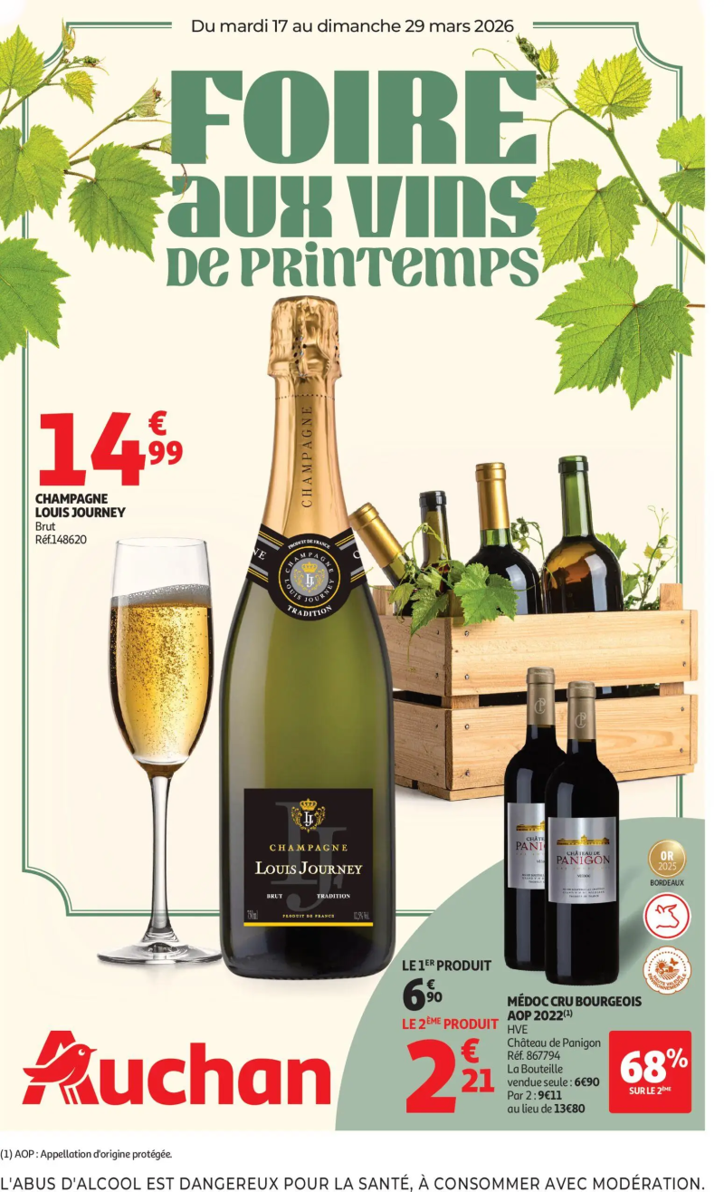 Auchan catalogue du 17/03 – page 1