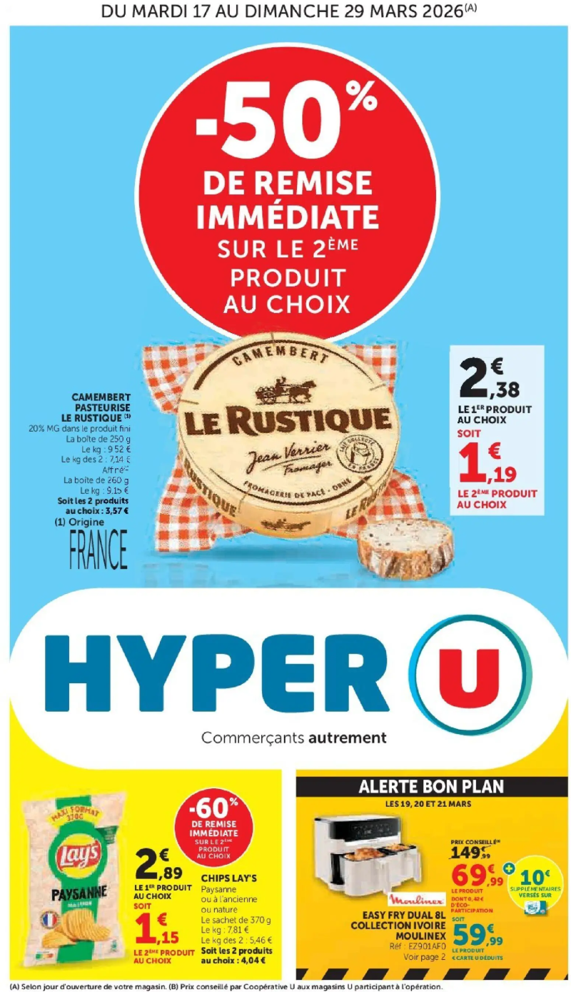 Hyper U catalogue du 17/03 – page 1