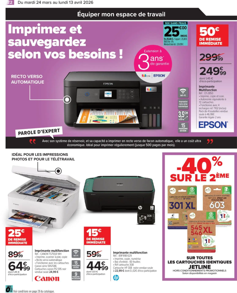 Carrefour catalogue du 24/03 – page 22