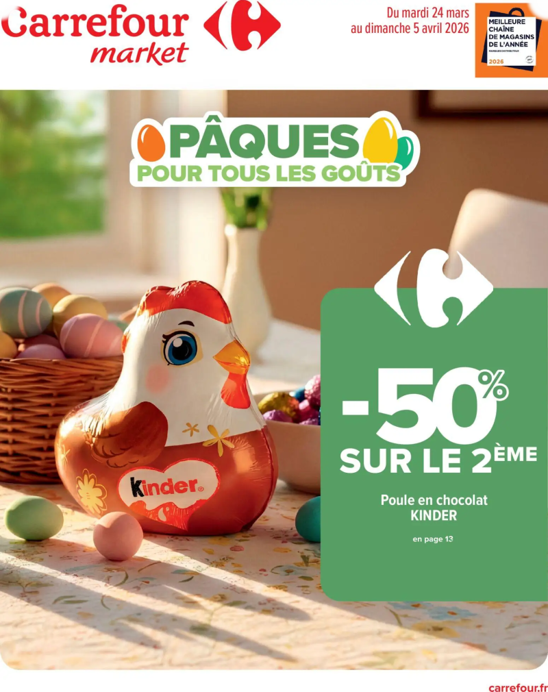 Carrefour Market catalogue du 24/03 – page 1