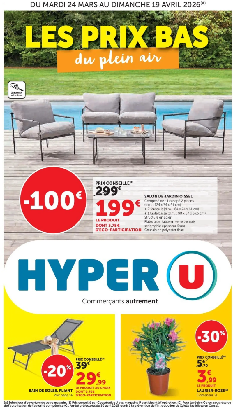 Hyper U catalogue du 24/03 – page 1