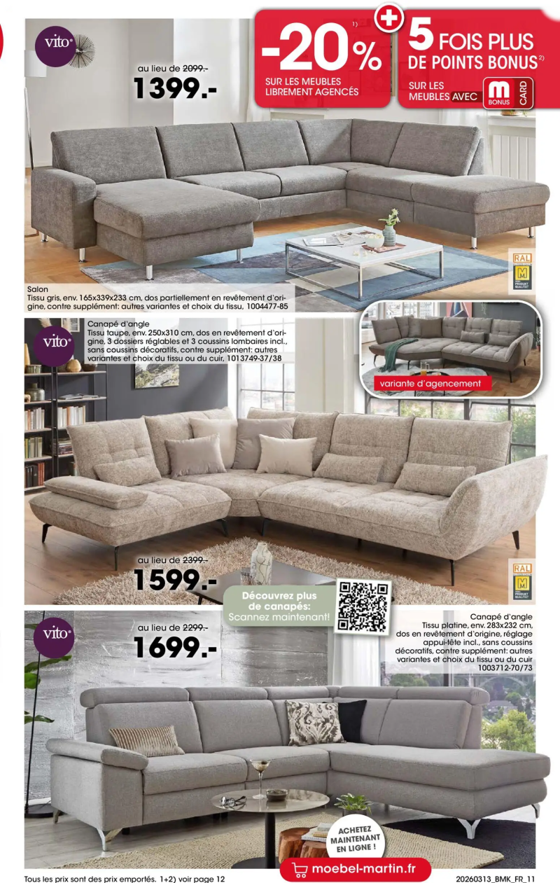 Mobel Martin catalogue du 13/03 – page 11