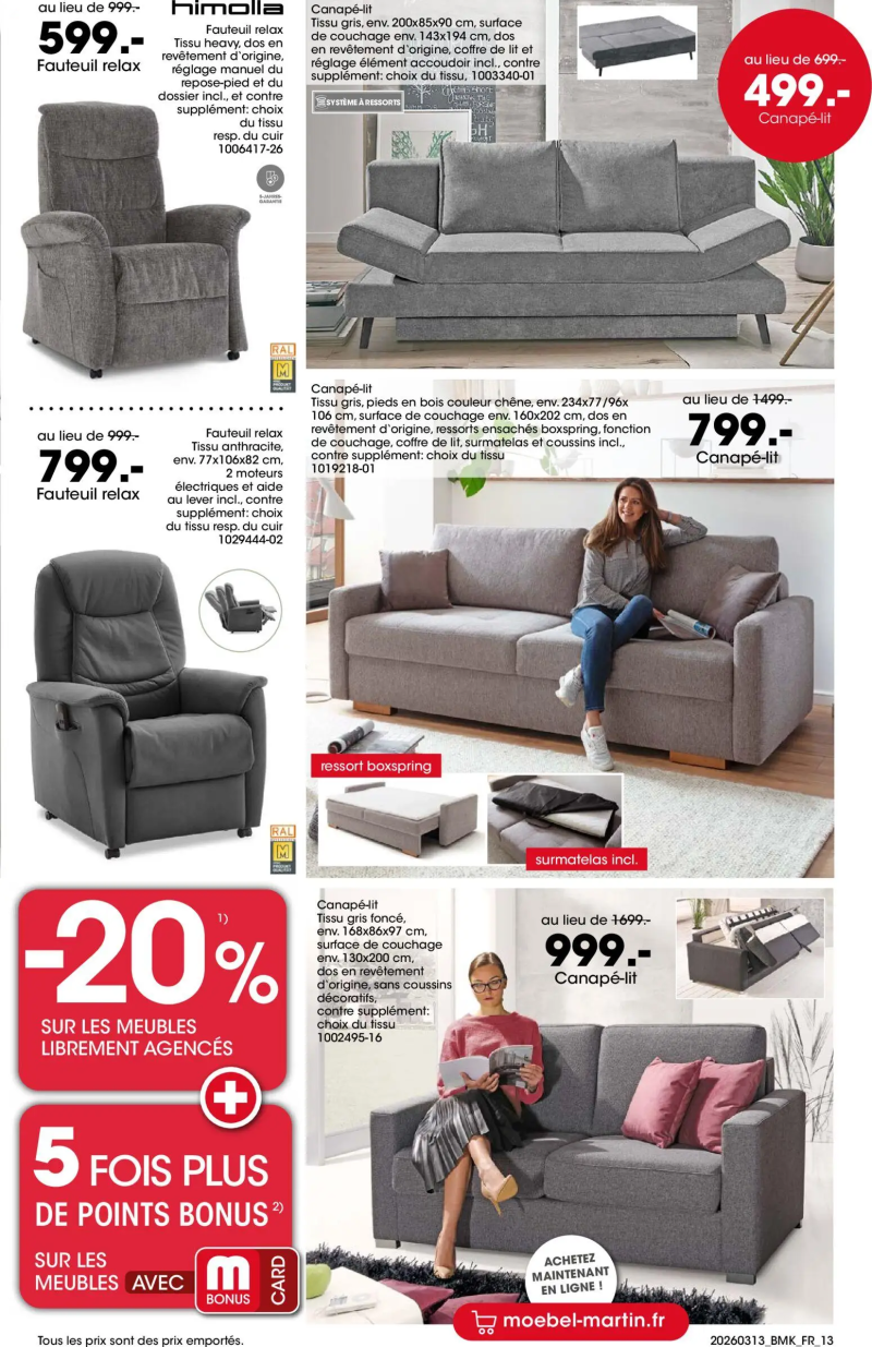 Mobel Martin catalogue du 13/03 – page 13