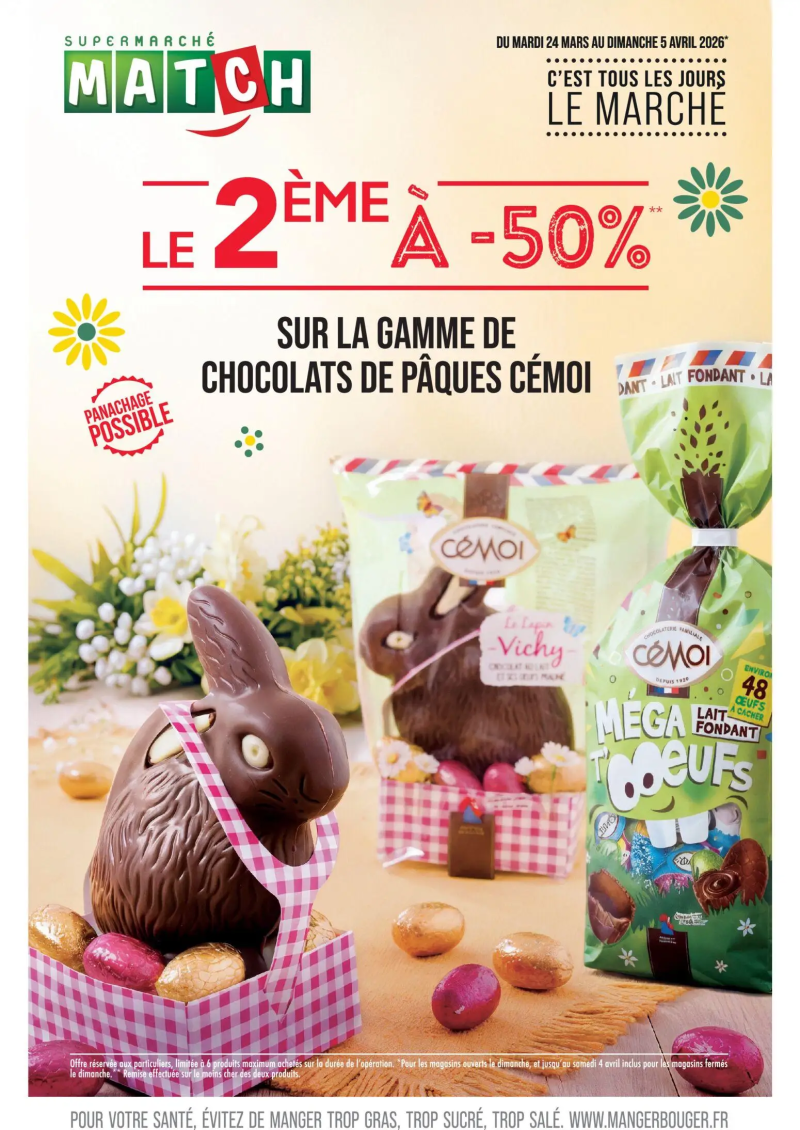 Supermarchés Match catalogue du 24/03 – page 1