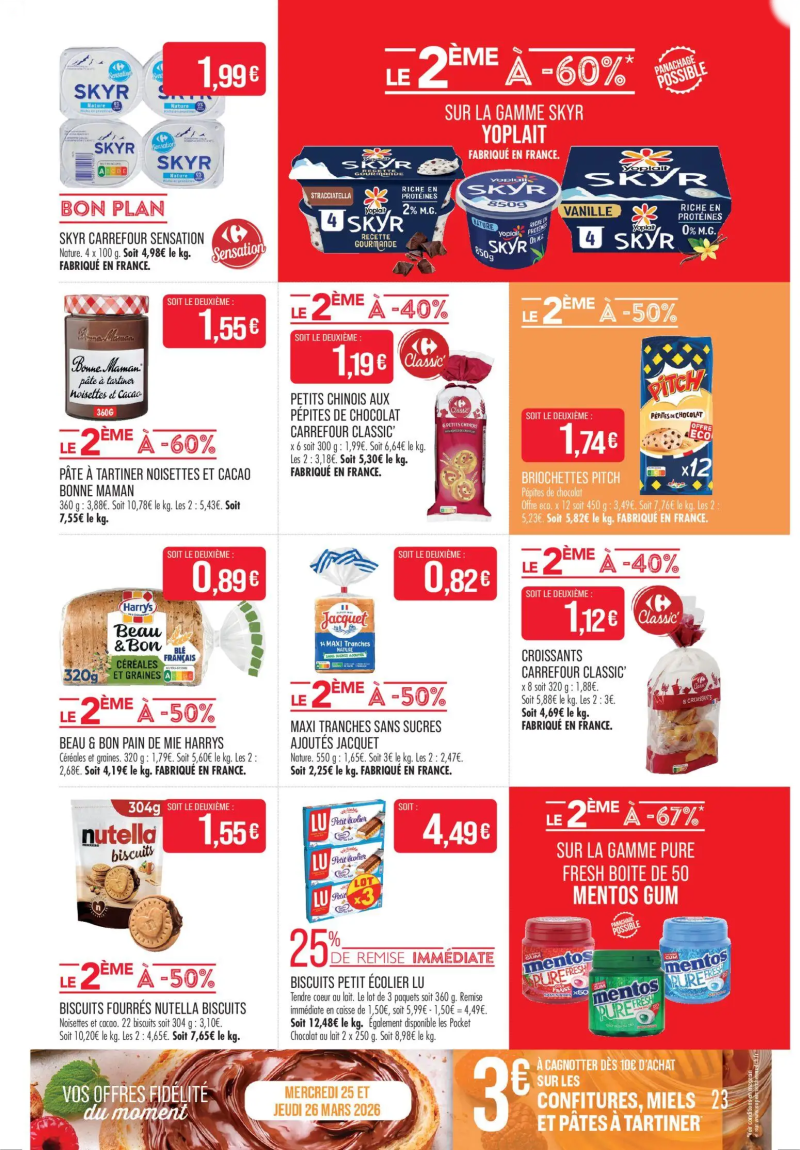 Supermarchés Match catalogue du 24/03 – page 23