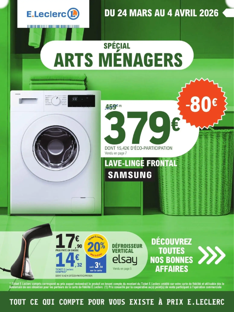 E.Leclerc catalogue du 24/03 – page 1