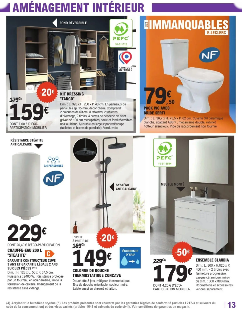 Brico E.Leclerc catalogue du 24/03 – page 13