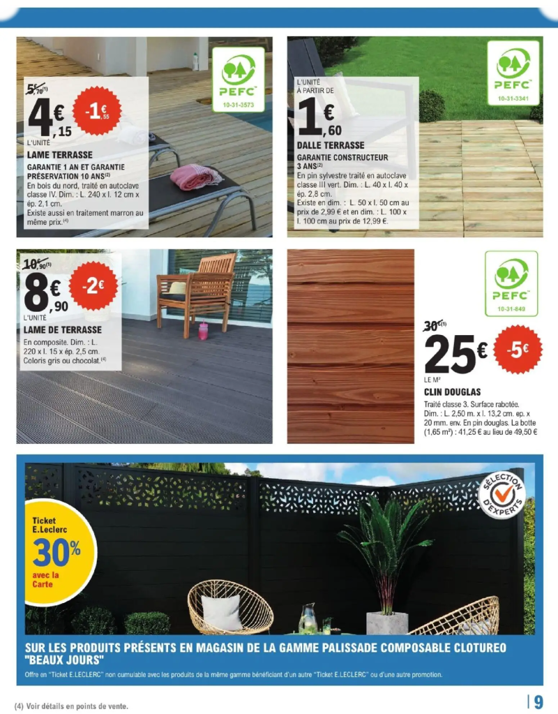 Brico E.Leclerc catalogue du 24/03 – page 9