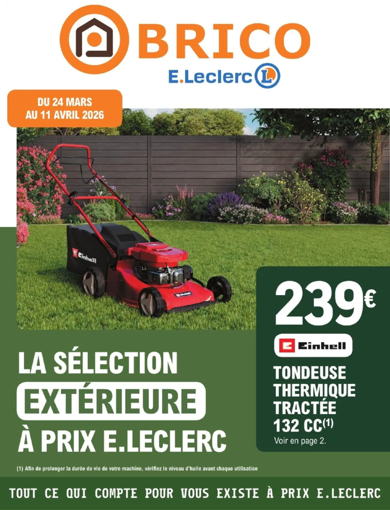 Brico E.Leclerc catalogue du 24/03 – page 1