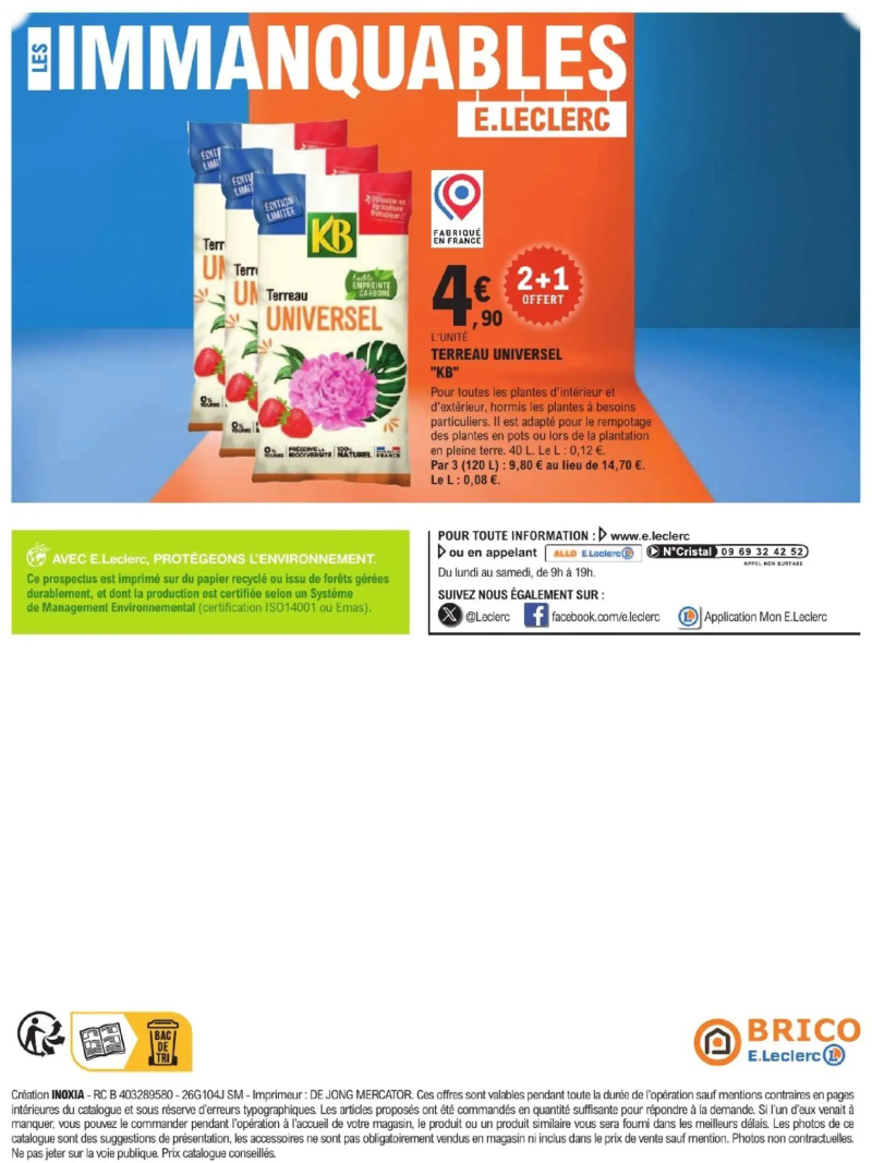 Brico E.Leclerc catalogue du 24/03 – page 20