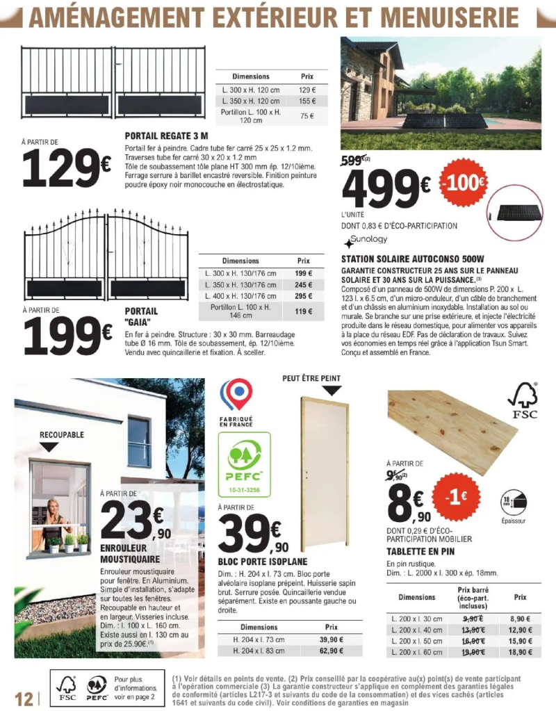 Brico E.Leclerc catalogue du 24/03 – page 12