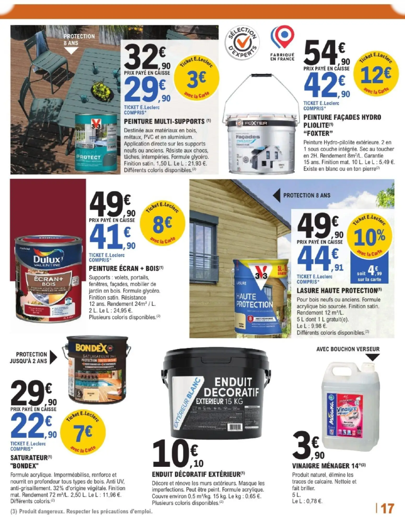 Brico E.Leclerc catalogue du 24/03 – page 17