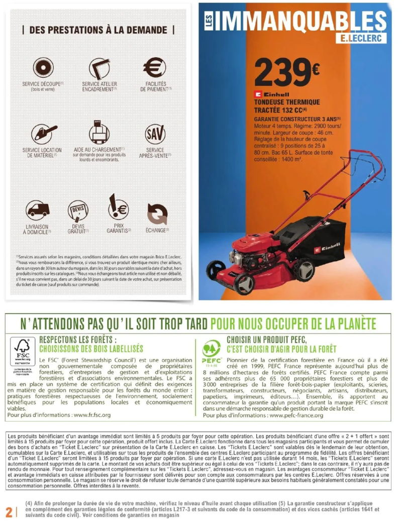 Brico E.Leclerc catalogue du 24/03 – page 2