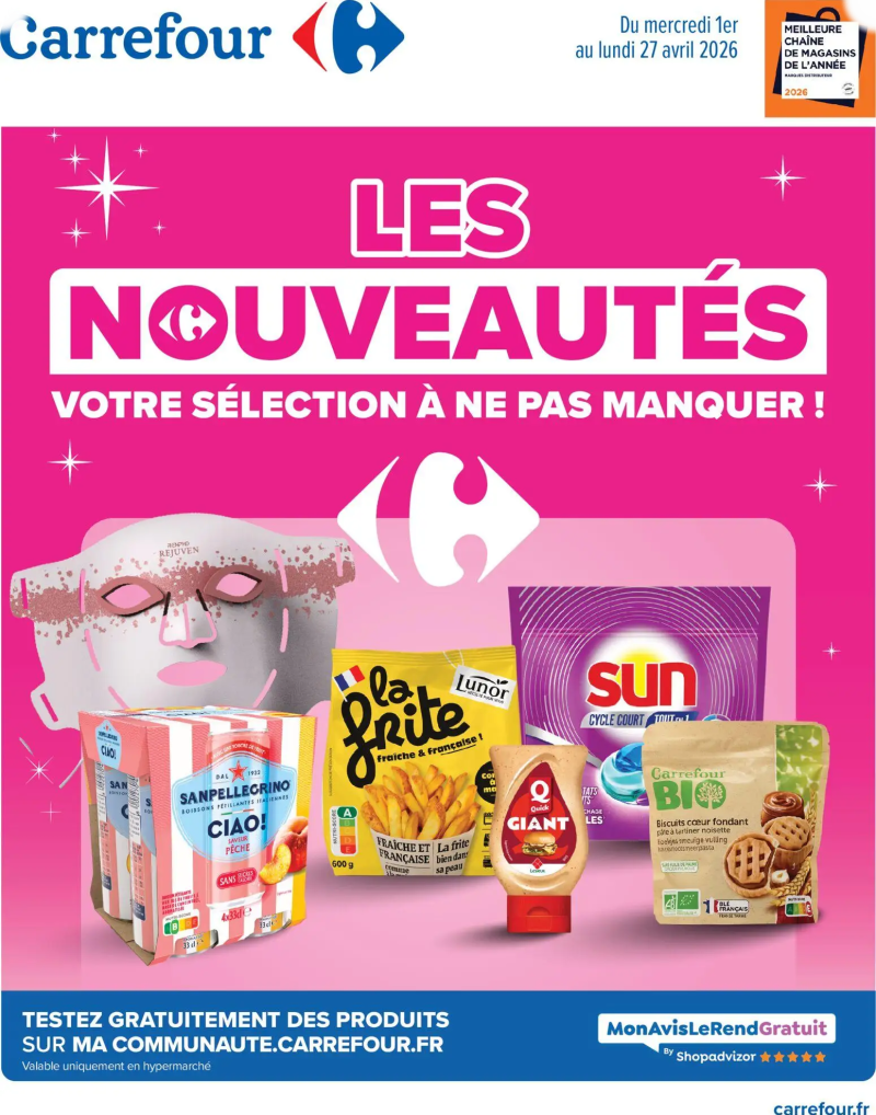 Carrefour catalogue du 01/04 – page 1