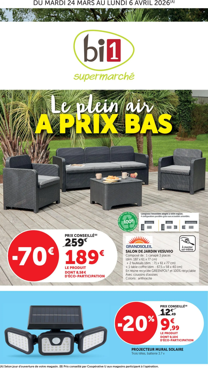 Bi1 catalogue du 24/03 – page 1