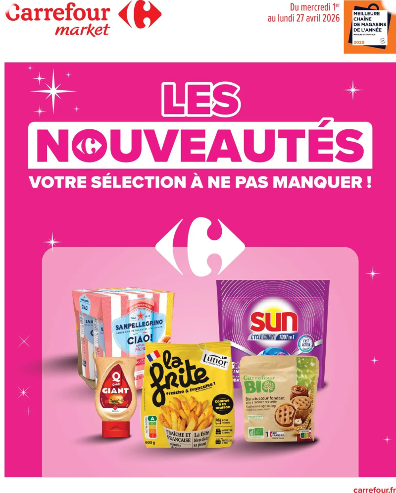 Carrefour Market catalogue du 01/04 – page 1